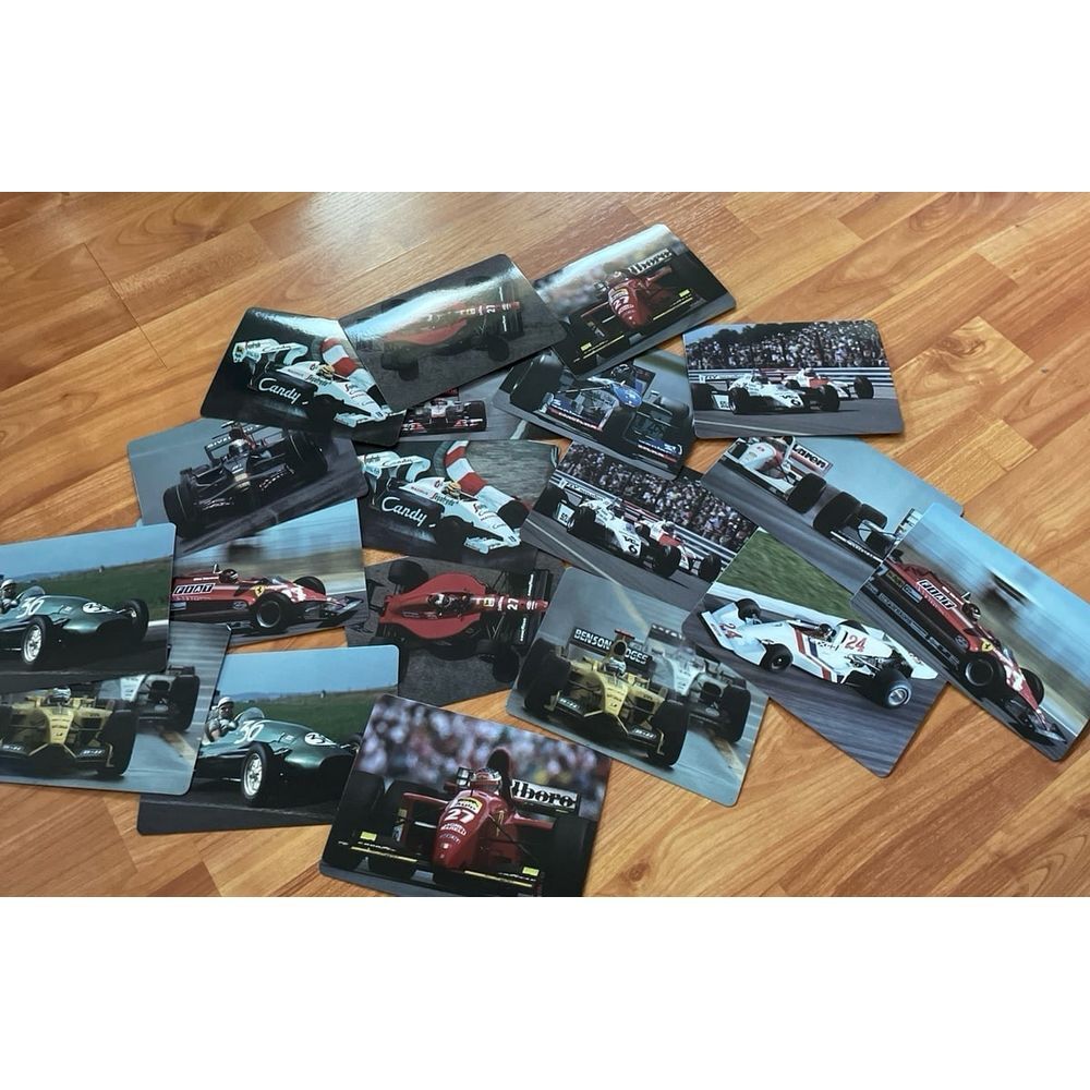 36 collectable Ferrari calendar car cards